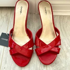 Red Heel Sandals